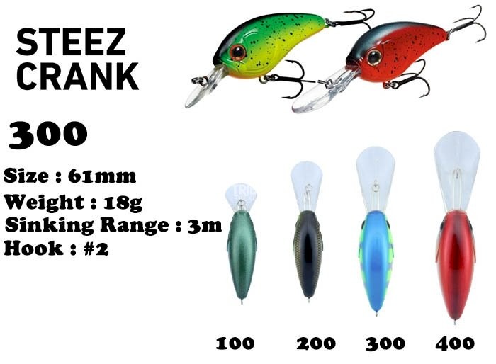 Daiwa Steez Crank 300 - Mermentribe- Online Tackles Store