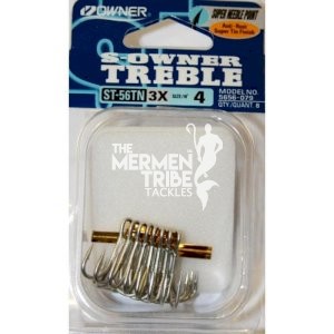 Owner ST- 56 TN Treble Hooks - Mermentribe- Online Tackles Store